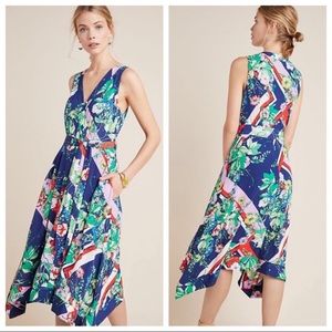 NWOT Maeve Spirited Midi Dress